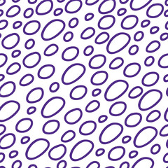 Poster - cute hand drawn seamless pattern with scribbles, waves or lines. trendy abstract patterns with doodl