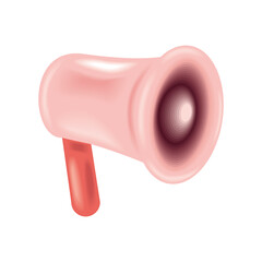 Sticker - megaphone icon flat