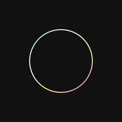 Poster - Colorful circle design