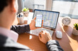 Convertible Laptop Gantt Chart Software