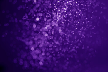 Wall Mural - Purple Bokeh Proton Shapes Sphere Abstract Background