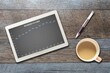 © ururu - 相対貧困率グラフ（タブレット コーヒー ペン）社会問題 不安