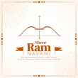 © starlineart - shree ram navami festival wishes card background
