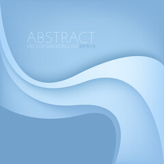 Poster - graphic vector curve line overlap background for text and message design
