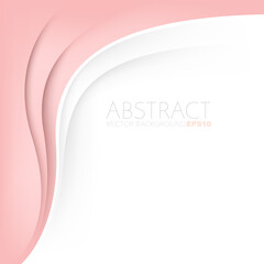 Poster - graphic vector curve line overlap background for text and message design
