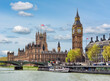 Houses of Parliament (Westminster palace) and Big Ben tower, London, UK