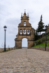 Sticker - view of the gate of the Priory Church of Nuestra Señora del Mayor Dolor in Aracena