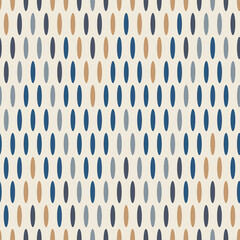 calm blue geometric dot seamless pattern in coastal color. modern marine vector background with isol