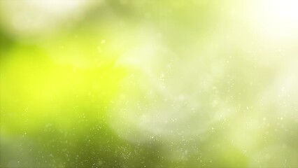 Canvas Print - sunny spring season nature bokeh flicker particles looping copy space animation backgrounds.