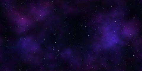 seamless space texture background. stars in the night sky with purple pink and blue nebula. a high r
