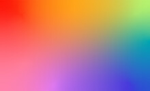 Rainbow Color Gradient Background Banner Vector Template. LBGT People Pride Symbol