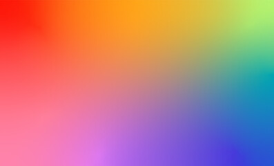 Rainbow color gradient background banner vector template. LBGT people pride symbol
