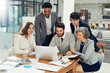 © Ruan Jordaan/peopleimages.com - Theyre feeling positive about their project. Cropped shot of a group of businesspeople meeting in the boardroom.