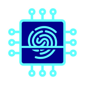 Finger Print identification icon. Can be used in web and mobile. simple icon illustration.