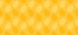 © Valeriia Moskalenko - Yellow Easter eggs pattern background. Vector seamless pattern with decorative eggs for the site, printing on fabric, gift wrapping and wallpaper. Easter.