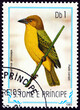 Postage stamp Sao Tome and Principe 1983 bocages weaver, bird
