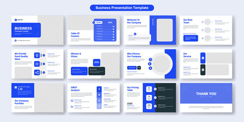 creative business powerpoint presentation slides template design. use for modern keynote presentatio