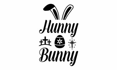 Wall Mural - Hunny Bunny SVG cut file,