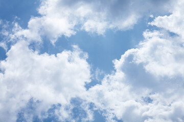 Wall Mural - blue sky with clouds