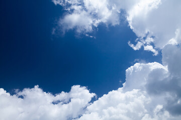 Wall Mural - blue sky with clouds