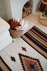 Sticker - Boho design with color native blankets