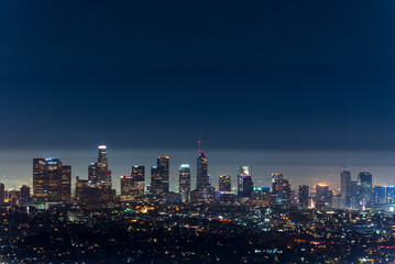 Wall Mural - city skyline at night