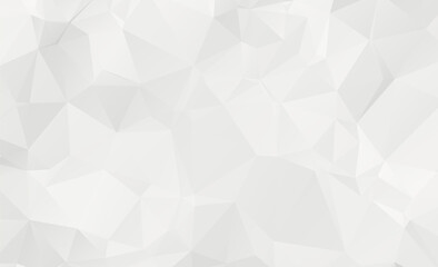 white polygonal mosaic background, low poly style, vector illustration, business design templates