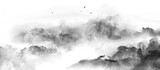 Fototapeta Sypialnia - Chinese style ink landscape background illustration
