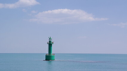 Wall Mural - the Eupcheon Port and Lighthouse on the East Coast of Korea