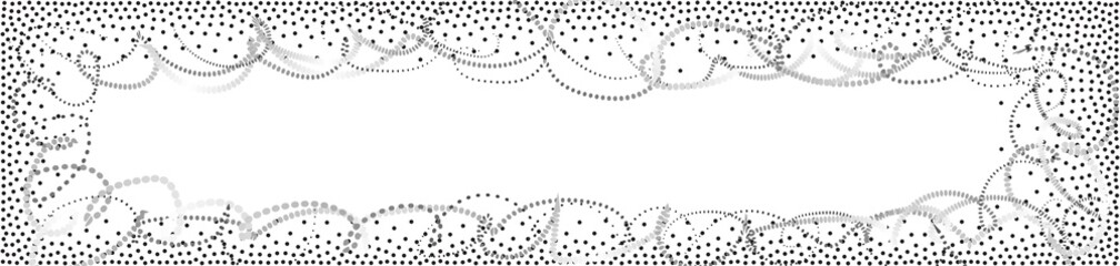 Wall Mural - Wavy Dot Line Pattern