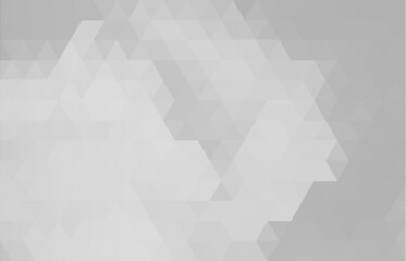 Poster - Abstract white and gray gradient background. Halftone design background.