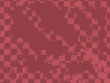 Deep Red Background With Pink Irregular Squares, Illustration