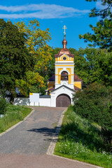 Wall Mural - Konevets Island, the Church of the Kazan Icon of the Mother of God in the Kazan Skete of the Konevsky Monastery