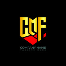 CMF Letter Logo Design On Black Background.CMF Creative Initials Letter Logo Concept.CMF Letter Design. CMF Letter Design On Black Background.CMF Logo  Vector