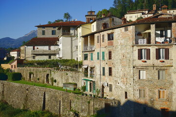 Wall Mural - View of Castelnuovo Garfagnana, Tuscany, Italy