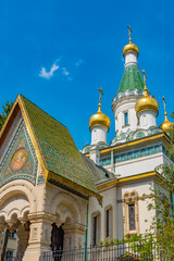 Wall Mural - The Russian Church, officially known as the Church of St Nicholas the Miracle-Maker, a Russian Orthodox church in central Sofia, Bulgaria