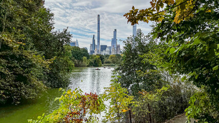 Poster - NYC skyline from within Central Park