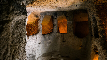 Derinkuyu underground city in Turkey