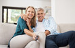 © Jadon B/peopleimages.com - Changing the station. Cropped portrait of an affectionate mature couple watching television together at home.