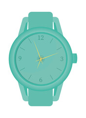 Canvas Print - green sport watch