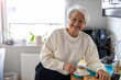 © pikselstock - Shot of a senior woman in her kitchen