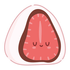 Canvas Print - kawaii dessert fruit