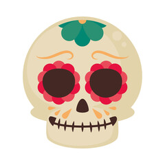 Sticker - mexican catrina traditional