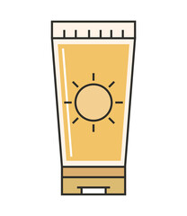 Sticker - sunblock product icon