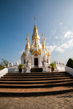 Pagoda At Wat Tham Khuha Sawan Temple, Ubon Ratchathani Province, Thailand