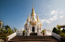 Pagoda At Wat Tham Khuha Sawan Temple, Ubon Ratchathani Province, Thailand