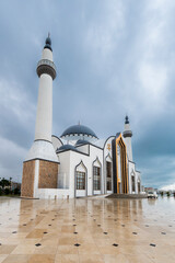 Wall Mural - Nihal Atakas Mosque view in Iskenderun Town of Turkey