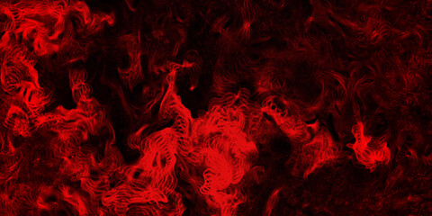 Wall Mural - red abstract light smoke background on black, red smoke love background on black solid 3d illustrati