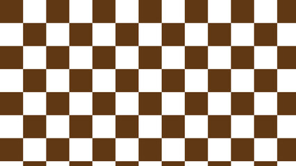 Wall Mural - brown checkered, plaid, gingham, tartan pattern background