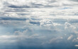 Clouds view from an Airplane